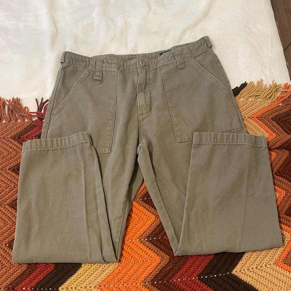 Thrills & Co Mens Army Green Jeans